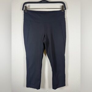 Lucy Powermax Hatha Collection Womens Actiwear Leggings capri Black Size M